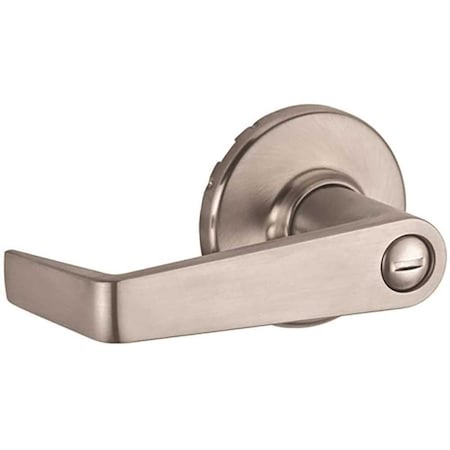 Kwikset Kingston Satin Chrome UL Rated Privacy Bed/Bath Door Lever 733KNL 26D RCAL 3031